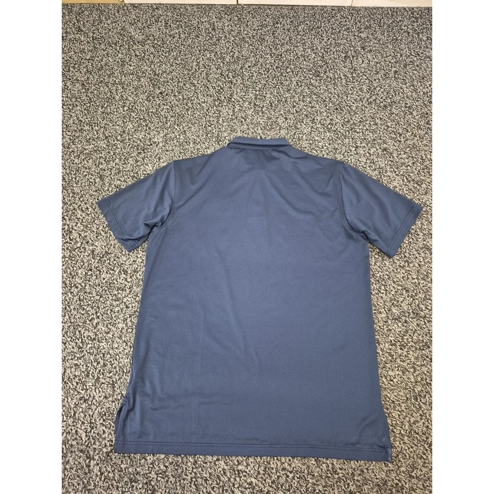 Peter Millar Summer Comfort Polo Shirt Mens Large Blue Golf Performance‎ Stretch